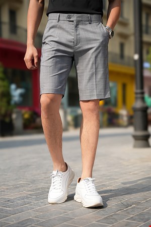 Quần Short Âu Nam Kẻ Caro Lecardo LSA-06