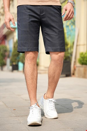 Quần Short Âu Nam Kẻ Caro Lecardo LSA-08