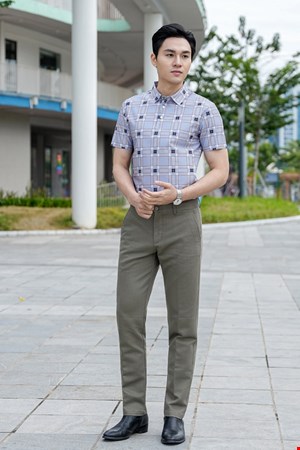 ÁO POLO SƠ MI SEAMLESS KẺ CARO LPL-822 