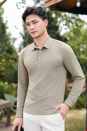 ÁO POLO DÀI TAY CỔ ÉP LPLD-08 