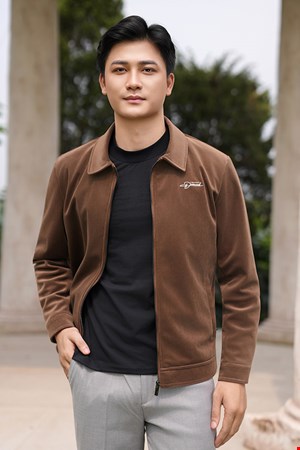 ÁO JACKET NHUNG CỔ BẺ LAJK-29 