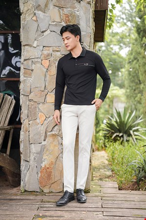 ÁO POLO DÀI TAY IN NGỰC ÁO LPLD-07 